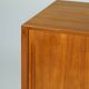 Buffet Kommode en teck de design danois vintage par Christian Linneberg, milieu du siècle des années 1960