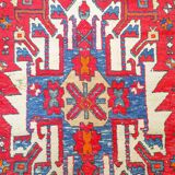 Tapis de couloir galerie fait main persan vintage hamadan 296 x 103