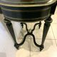Worker Napoleon III Blackened wood and brass marquetry engraved xiX century