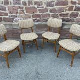 4 scandinavian chairs 1970