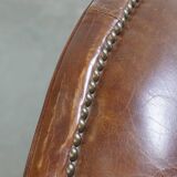 Cowhide Leather Design Armchair