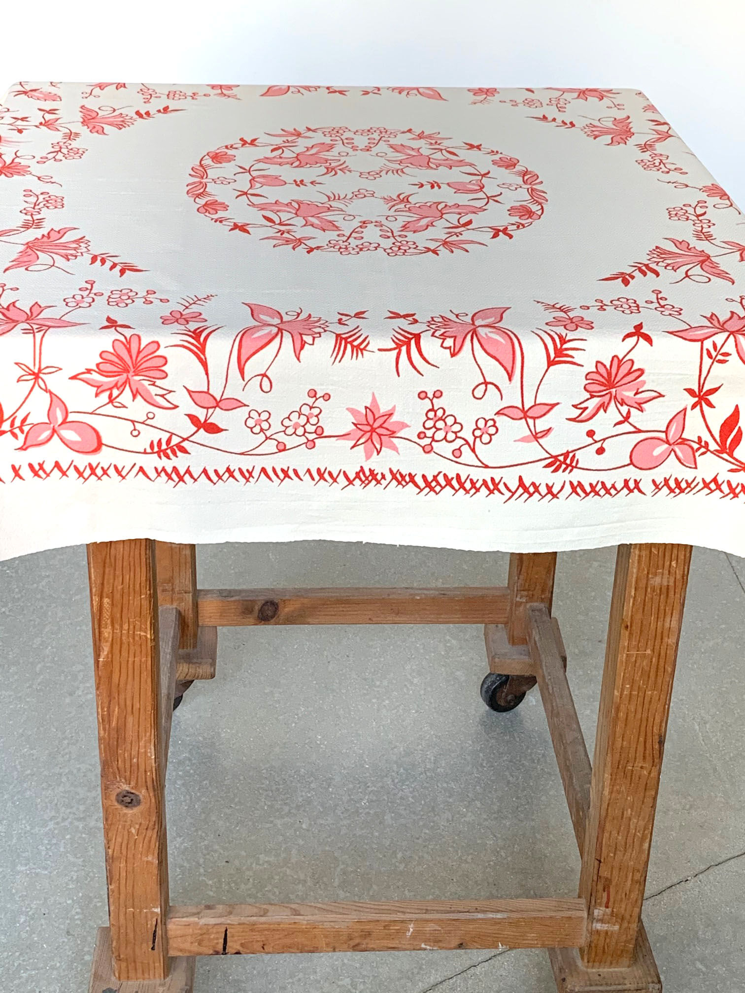 Nappe fleurie vintage