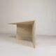 Mid-Century travertine coffee table with a triangular top, 1970s.