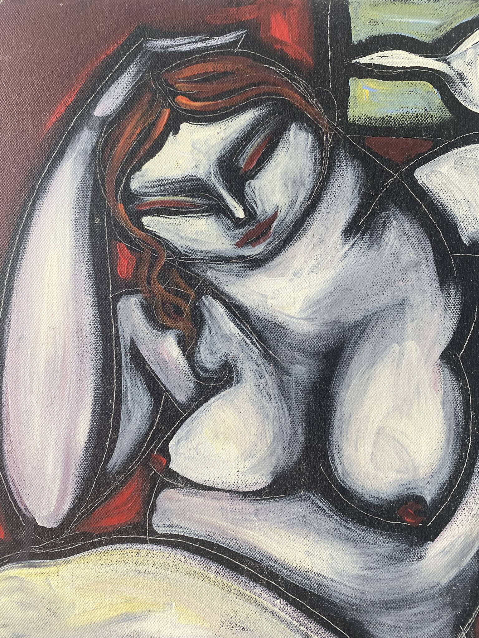Portrait of a naked woman