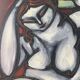 Portrait of a naked woman