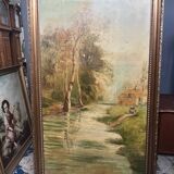 Large signed forest landscape