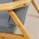 Paire de fauteuils vintage année 60 en hêtre
