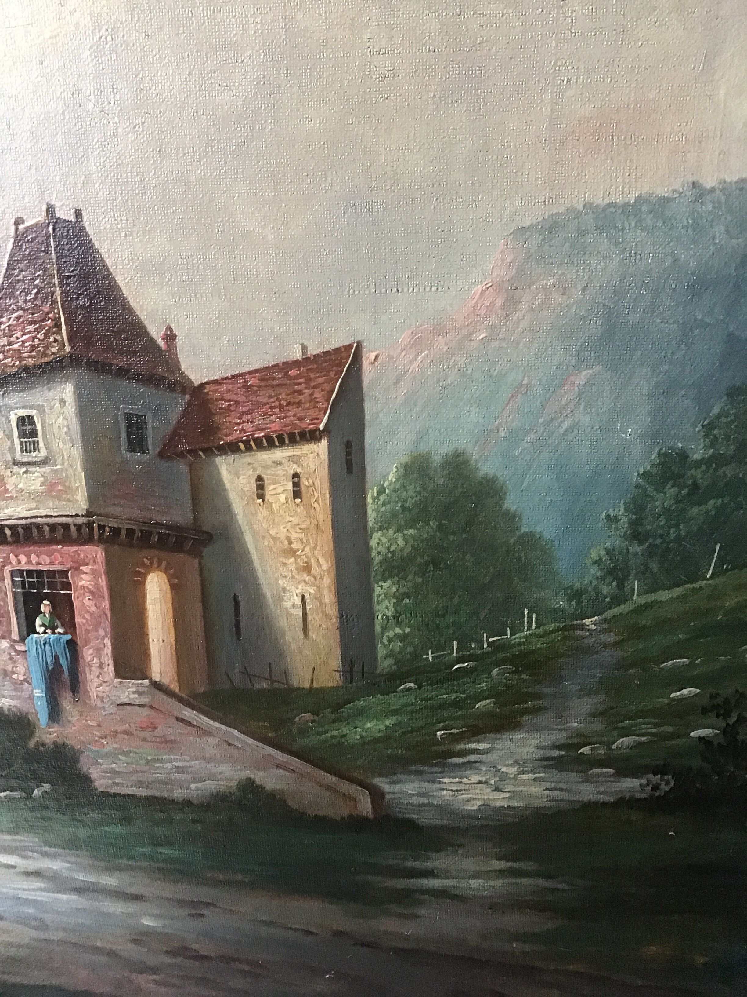 Ancient landscape table