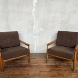 Pair of Scandinavian armchairs by Erik Wørtz for Möbel-Ikea, 1960