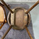 Set of 3 mismatched and damaged bistro chairs