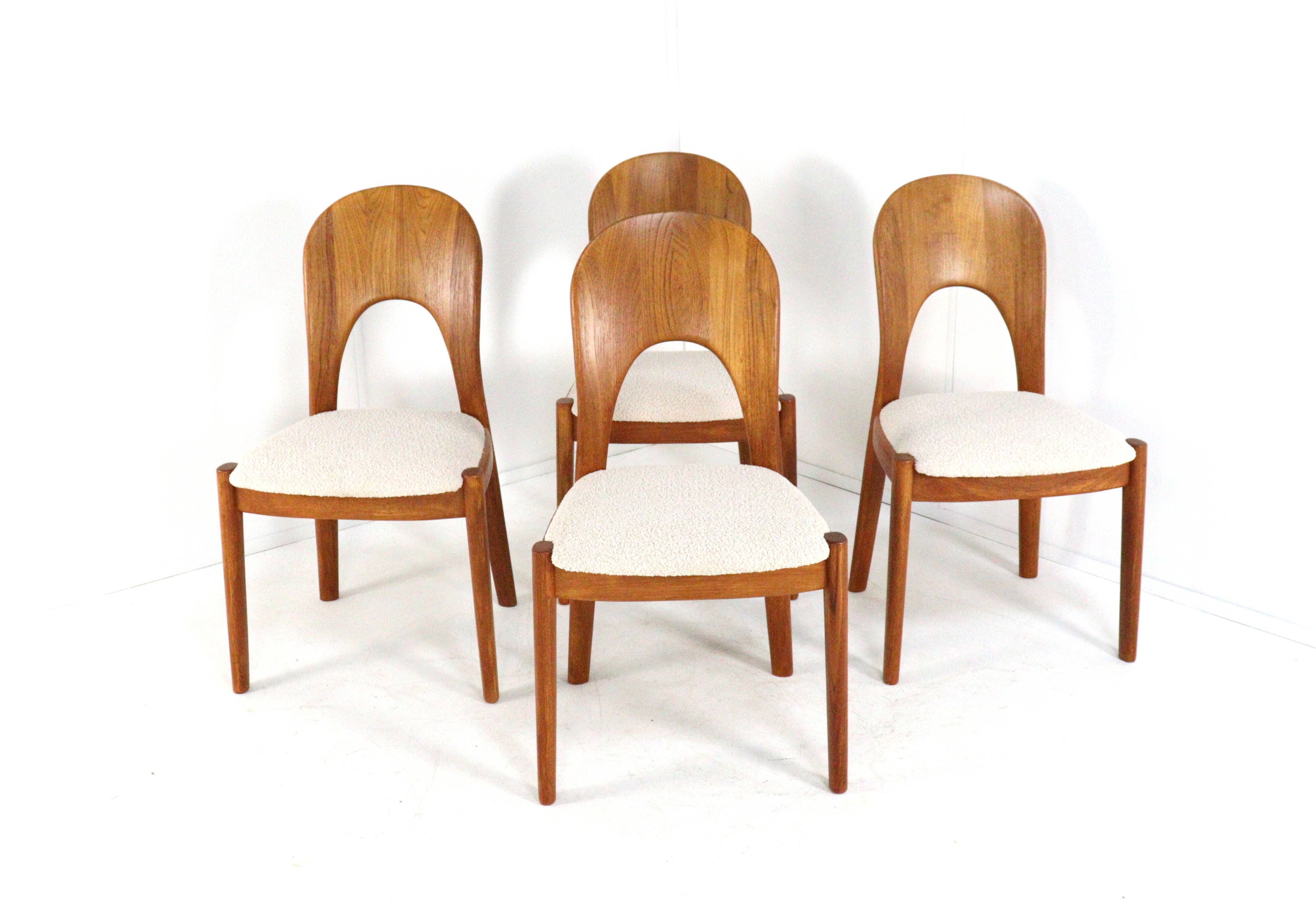 Set of 4 Koefoed Morten chairs 'Vinderup' - danish design teak
