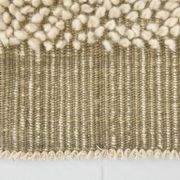 4x7 Army Green & Beige Modern Kilim Rug, 130x215Cm