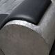Industrial aluminum & vinyl lounge chair with footrest, 1970s