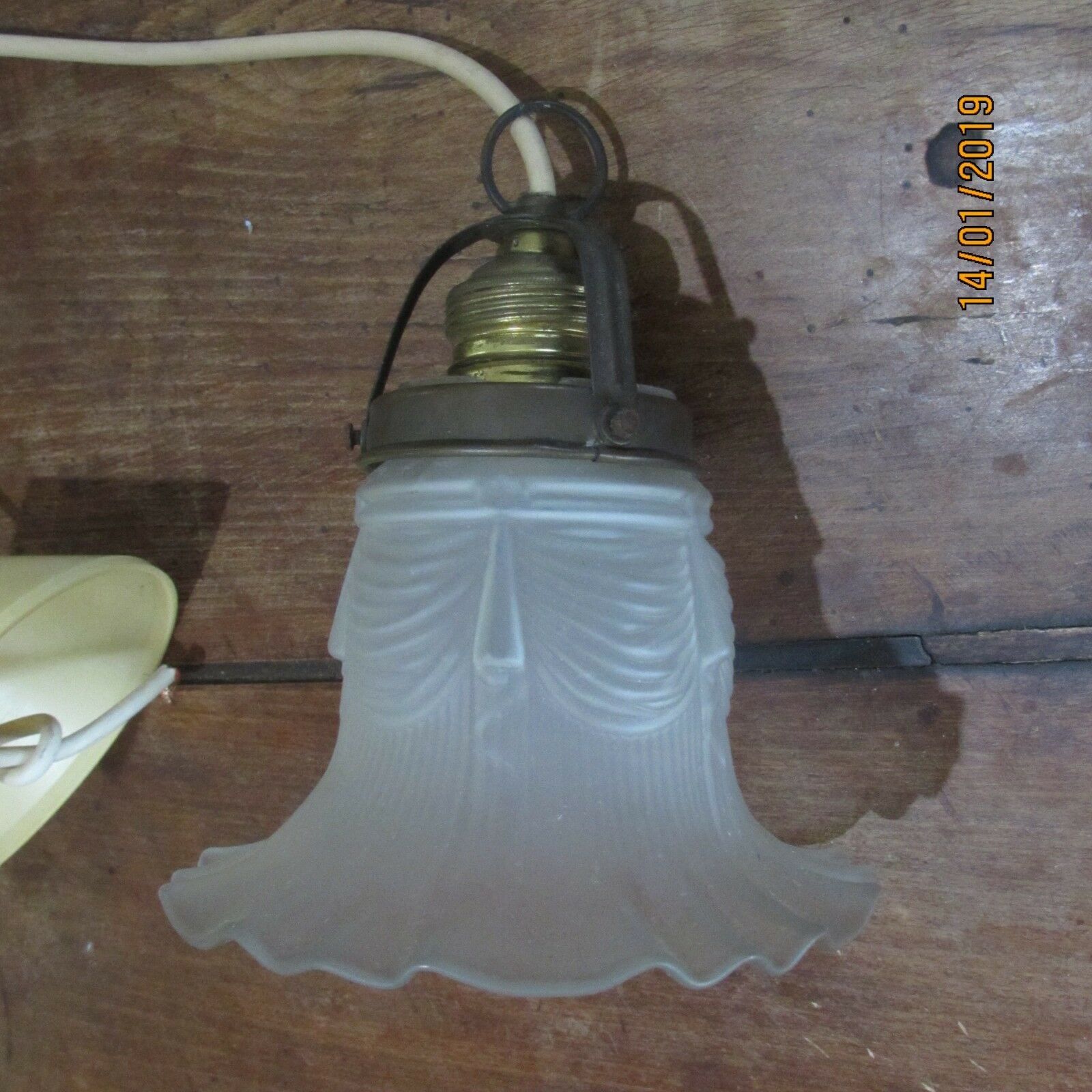 Apply tulip old glass paste suspension chandelier