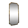 Brass art deco alcove mirror 1940 - 30x68cm