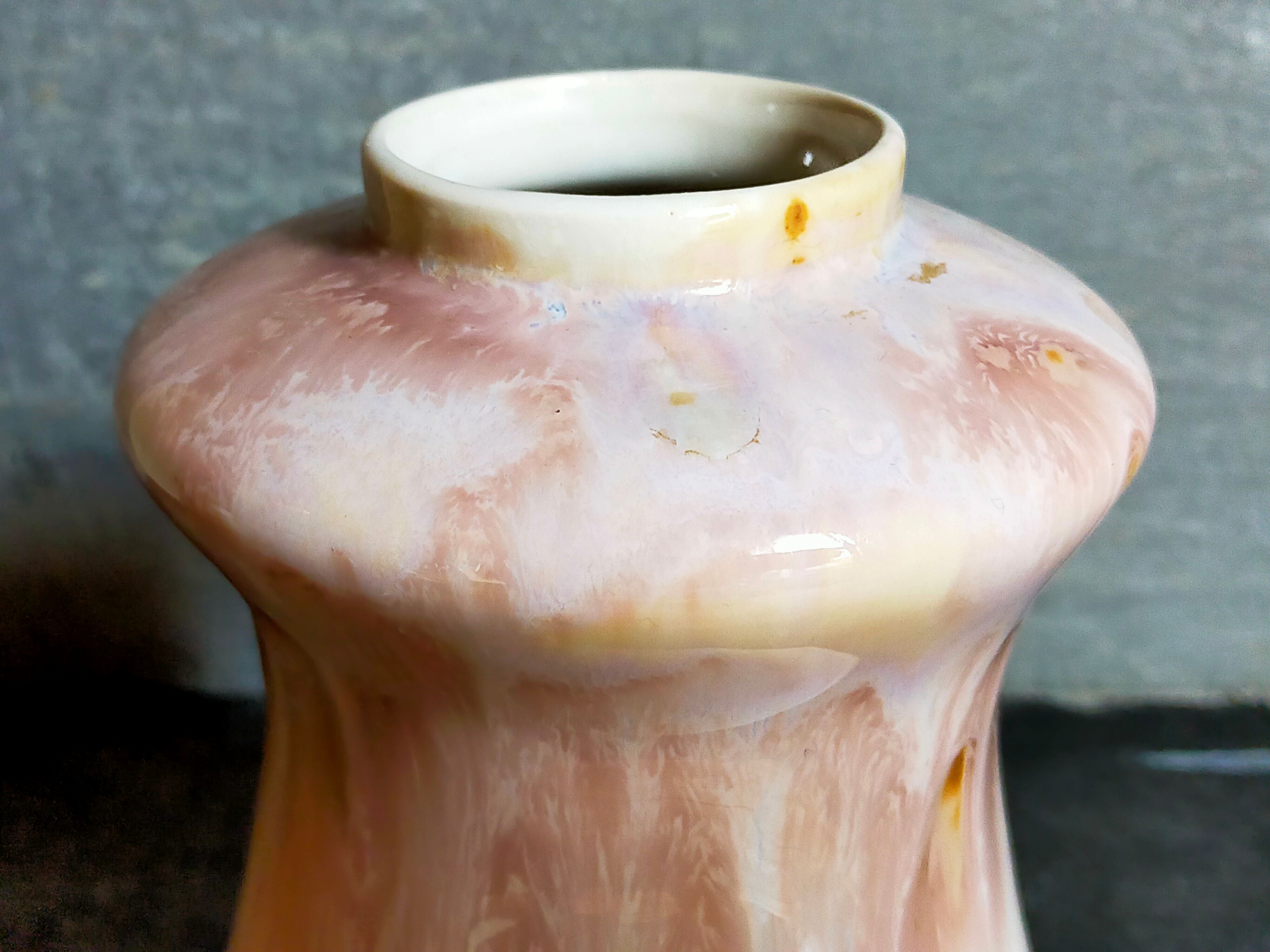 Ceramic vase of St-Uze manufacture Rodaceram 60s