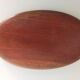 Vintage wooden travel mirror signed