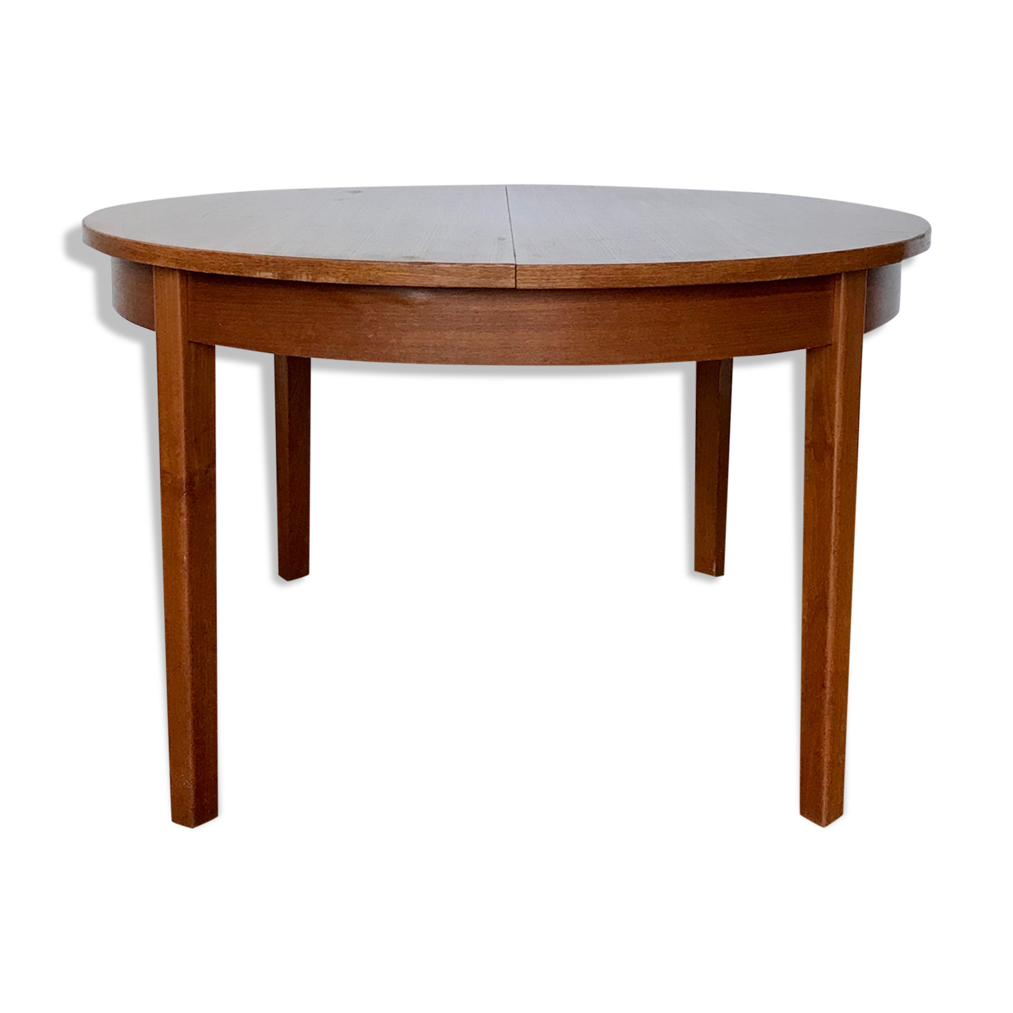 Round and expandable dining table, year 70