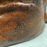 Dimitri Omersa leather magazine pouch kangaroo, Almazán, Spain, 1970 (Stamped)