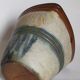 Vase bouquetière cache-pot sandstone enamelled with bouffioulx signed dubois