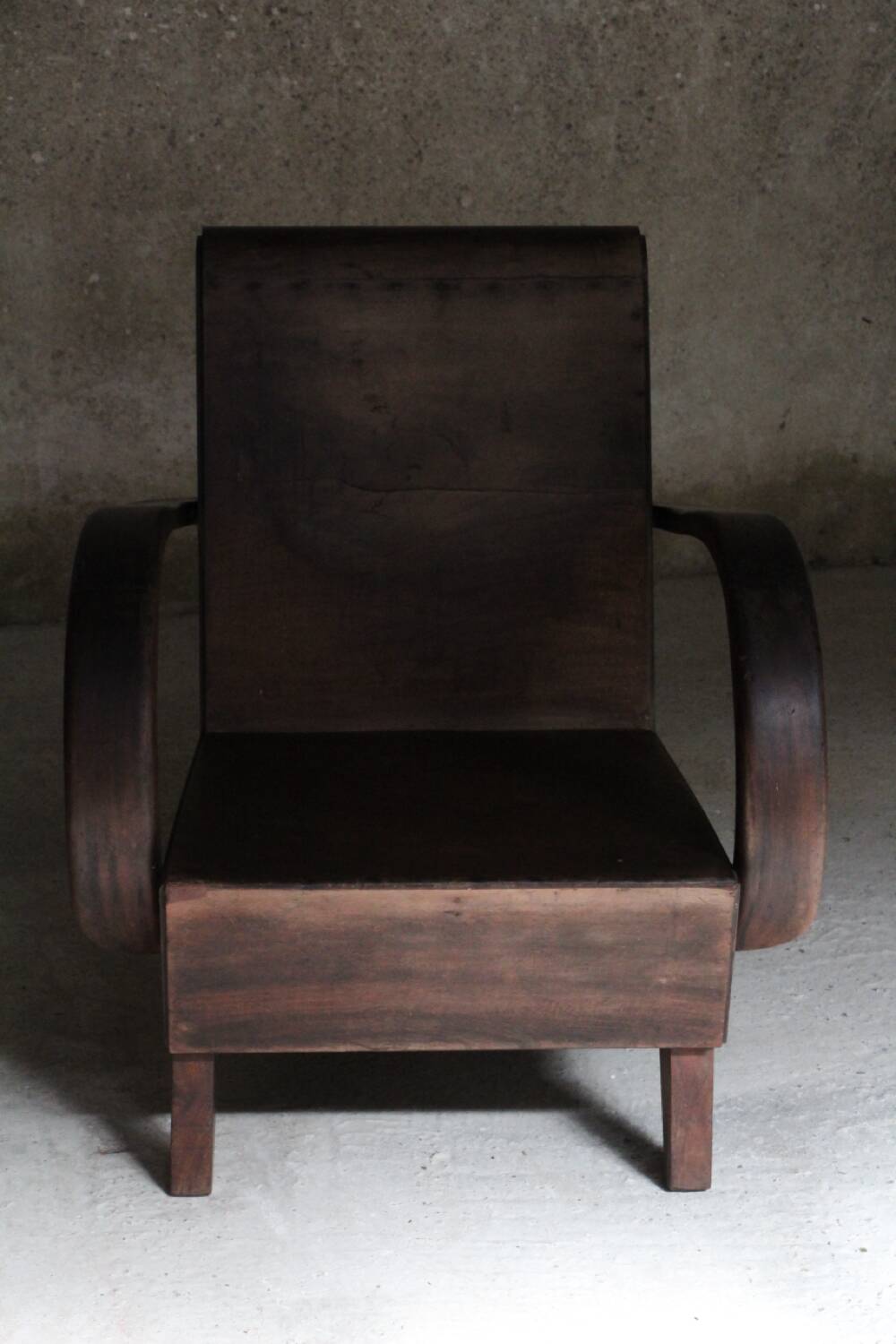Art Deco design armchair all wood 1930