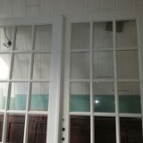 Double old glazed doors