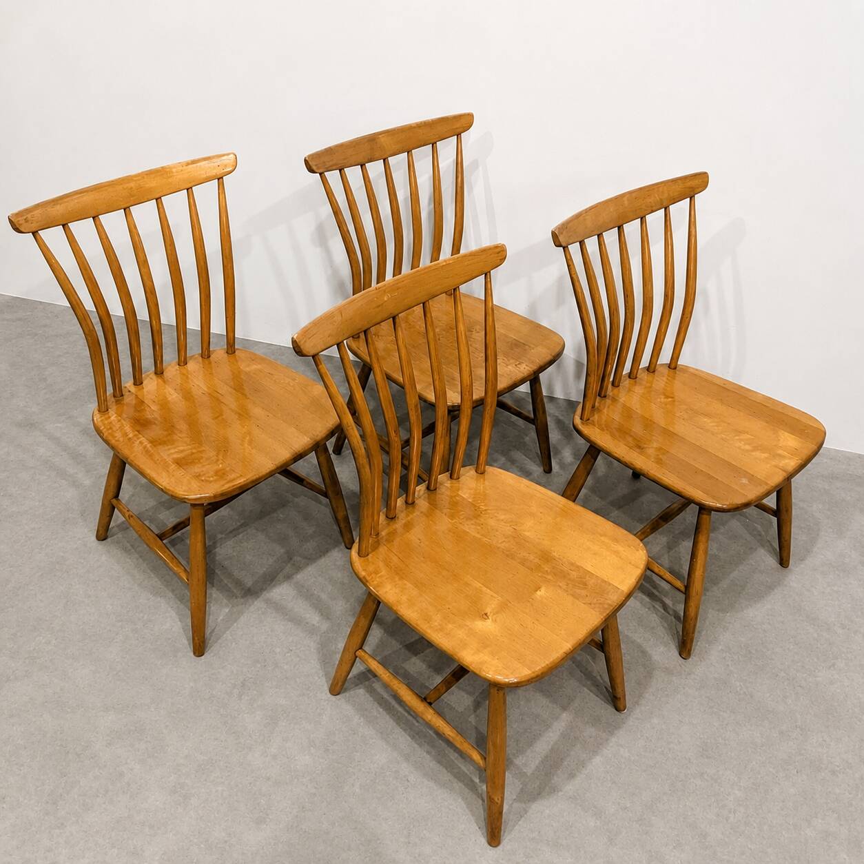 Ensemble de quatre chaises suédoises Akerblom #570 par Gunnar Eklöf