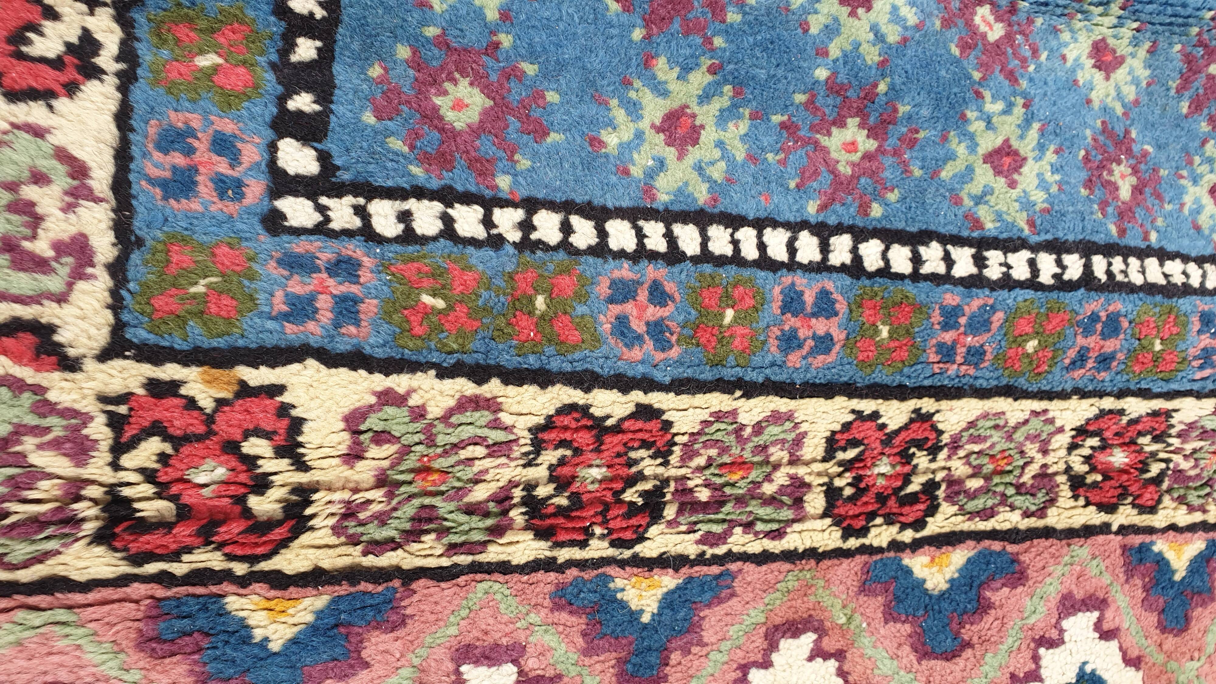 Wool cross oriental carpet :129×185