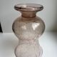Bubbled glass vase from biot rose 60s-70s