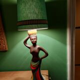 60'S ceramic vintage lamp