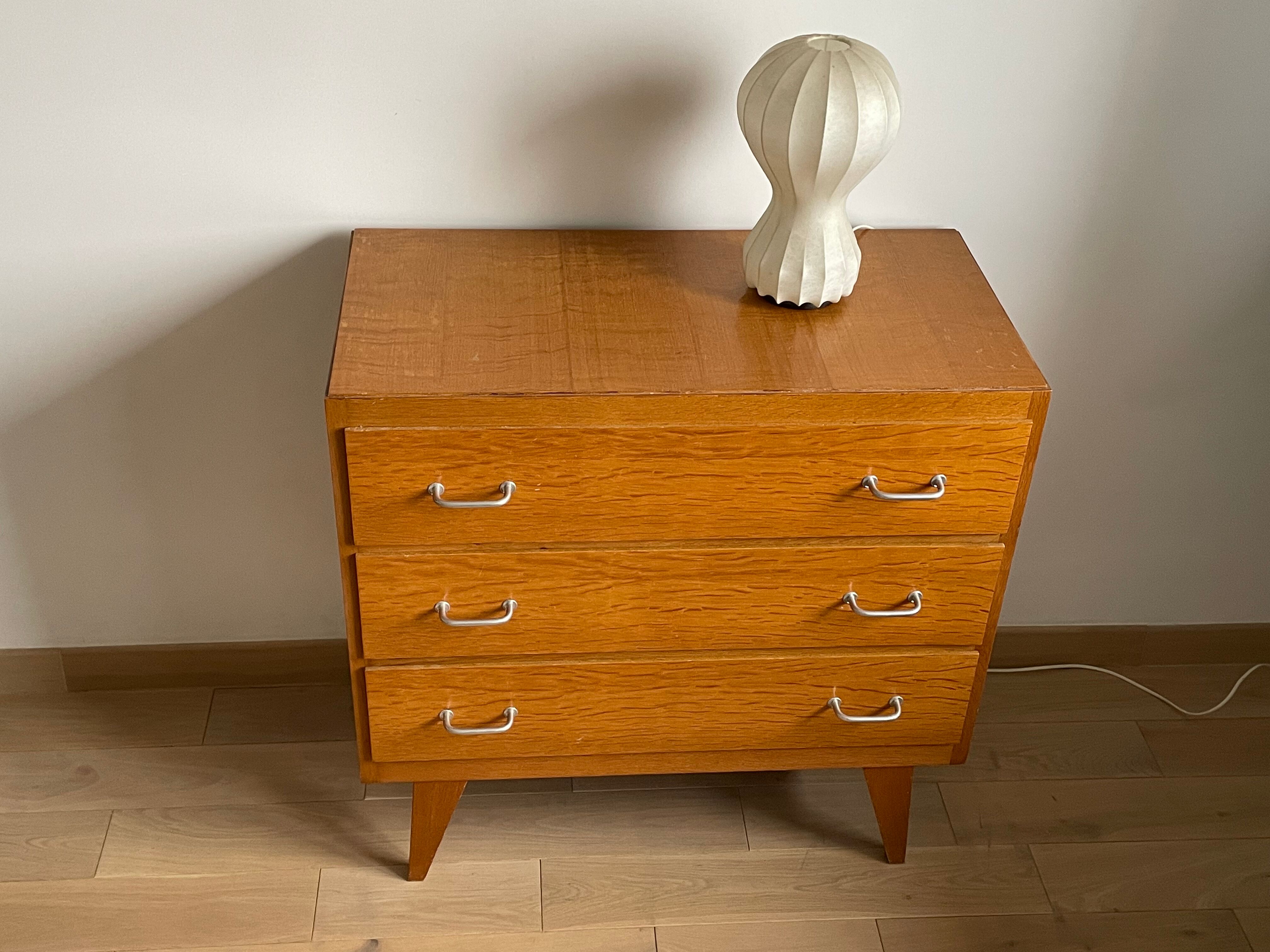 Chest of drawers 3 drawers compass feet