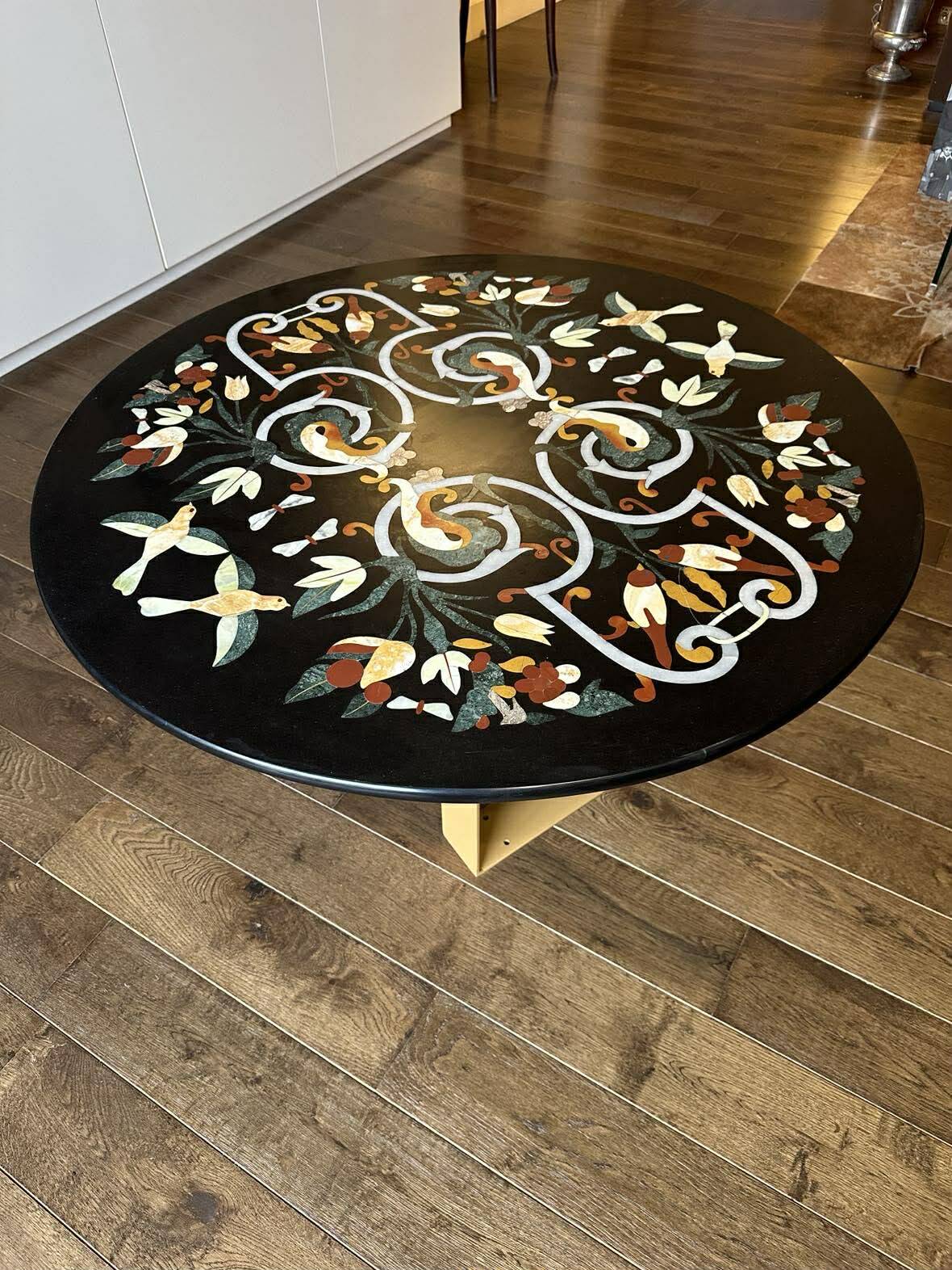 Marble Inlaid Coffee Table