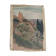 Huile sur toile par Guillot Rafaillac paysage du sud 1930