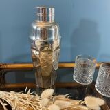 Vintage silver metal shaker