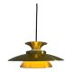 Lampe vintage danoise en or - pendentif multicouche