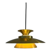 Vintage Danish gold design lamp - multilayered pendant