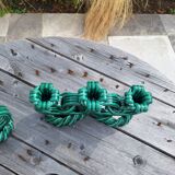 Pair of ceramic candlesticks