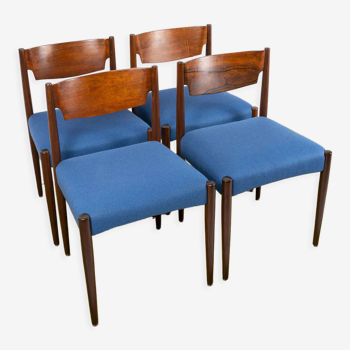 Mid century dining chairs with new upholstery