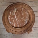 Marble top settee