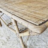 Rattan coffee table 1960