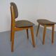 Set of Beech Chair & Stool, 1960s