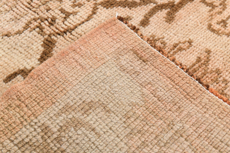 Brown beige vintage rug 325x218cm