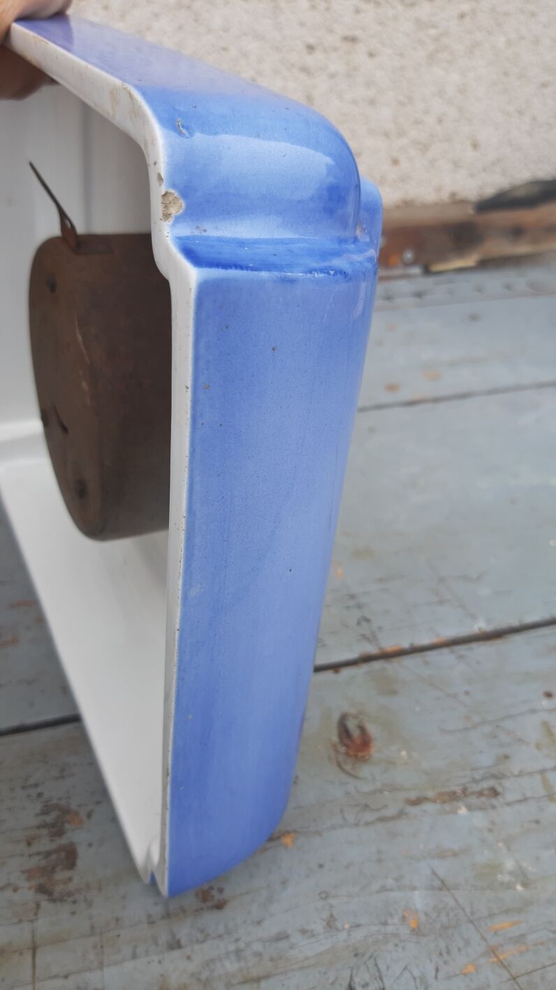 Vintage ceramic wall clock