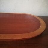 Oval teak dish