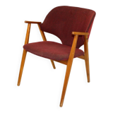 Scandinavian beech armchair, Sweden, 1960