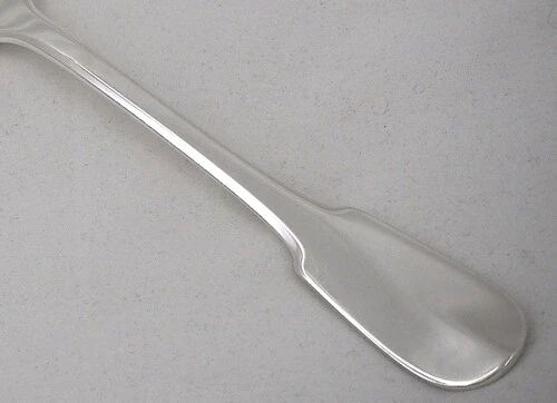Christofle Cluny, 8 table forks, 20.5 cm, silver-plated metal, excellent condition.