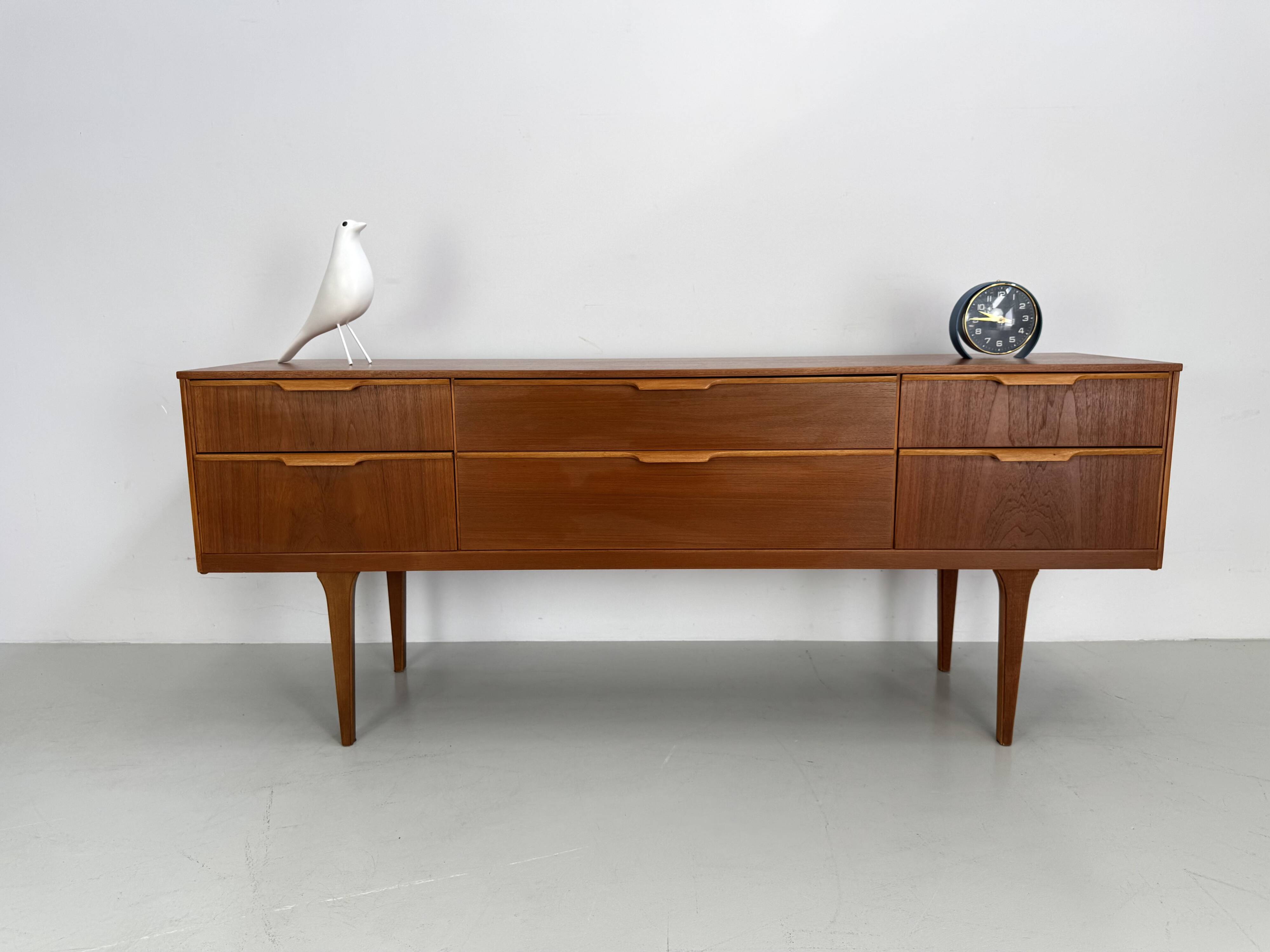 Vintage 6-drawer sideboard by Austinsuite, designed by Frank Guille i