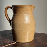 Large stoneware jug marked with pencil underneath H20 D11.