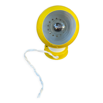 Magnetic wall lamp enamel yellow abo 1960