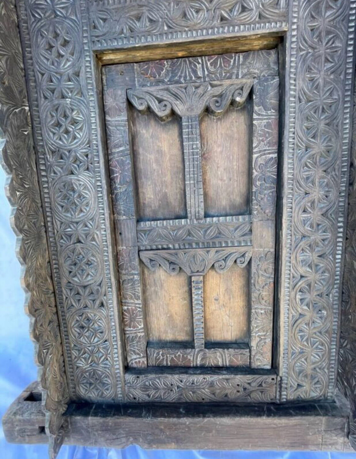 Large ancient door from the Himalayas.